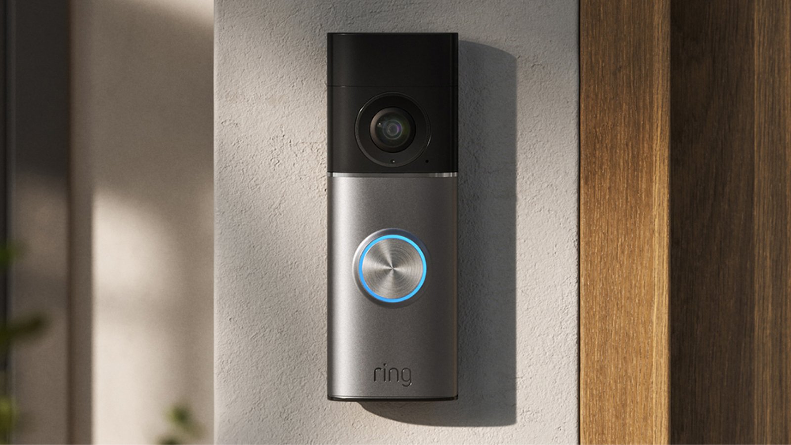 Video doorbell at an entrance